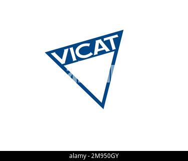 Vicat, Logo, White background Stock Photo - Alamy