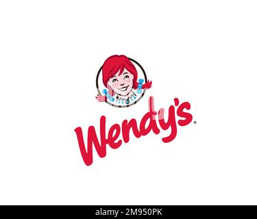 Wendy's, Logo, White Background Stock Photo - Alamy