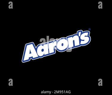 Aaron's Inc. logo, black background Stock Photo - Alamy