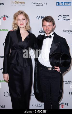 Nadia Tereszkiewicz and Dimitri Dore attending the Photocall of 28th Lumieres Ceremony of the international press at the Forum des Images in Paris, France on January 16, 2023. Photo by Aurore Marechal/ABACAPRESS.COM Stock Photo