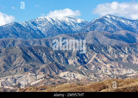 San Gabriel Mountains landscape scenery travel near Los Angeles in California, United States Stock Photo