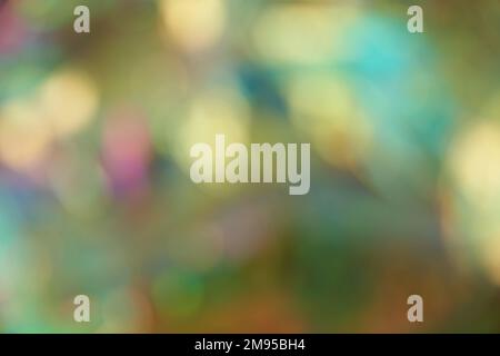 Colorful Christmas lighting in bokeh style and vintage background with crystal texture. Abstract background of flickering lights with bokeh defocused lights. With a space to copy. High quality photo Stock Photo