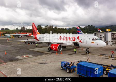 Medellin, Colombia - April 20, 2022: LATAM Airbus A320 airplane at ...