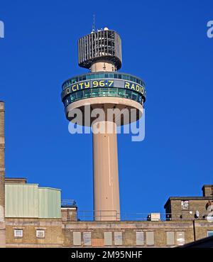 St Johns Beacon Viewing Gallery, Radio City 96.7 tower, St Johns Beacon, 1 Houghton St, Liverpool, Merseyside, England, UK, L1 1RL Stock Photo
