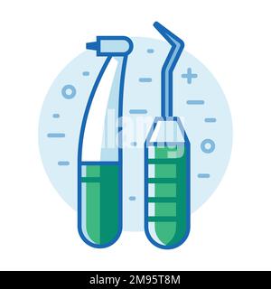 dentist tools in glass equipment Stock Vector Image & Art - Alamy