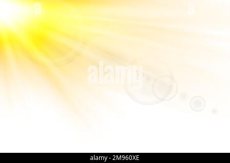 Vector transparent sunlight special lens flare light effect. Stock Vector