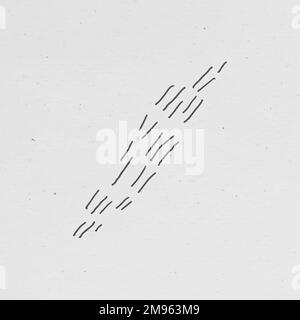 Hand drawn scribble dashed lines design element vector Stock Vector