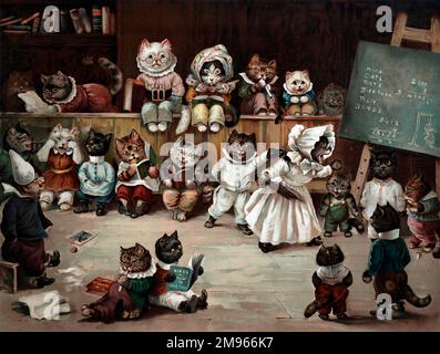 Louis Wain (1860 - 1939)  PICRYL - Public Domain Media Search