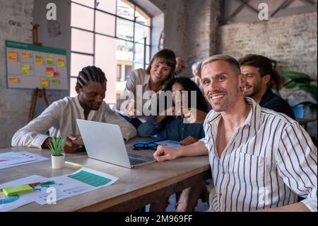 Young business team of fashion designer, portrait of a stylish specialist Stock Photo