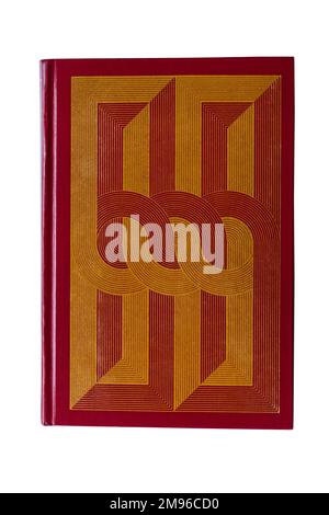 Book cover isolated on white background Stock Photo