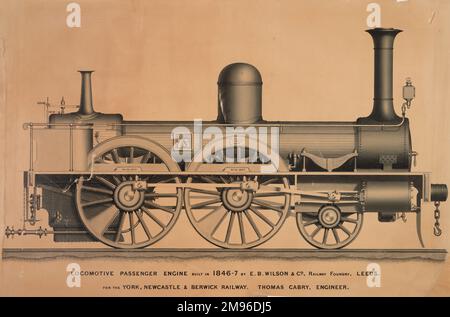 Patent Locomotive Engine, built by Robert Stephenson, 1803-59, English ...
