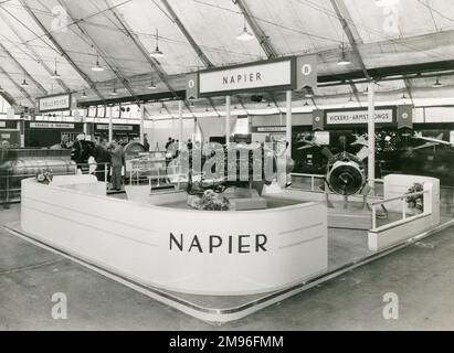 Napier Nomad engine on show at Farnborough Air Show Stock Photo