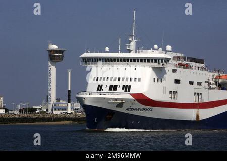 Norman Voyager. Ferry. Le Havre. Haute-Normandie. Seine-Maritime. France. Europe. Stock Photo