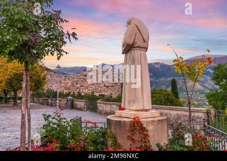 Morano Calabro, Italy n the Calabria region of southern Italy at dusk. Stock Photo