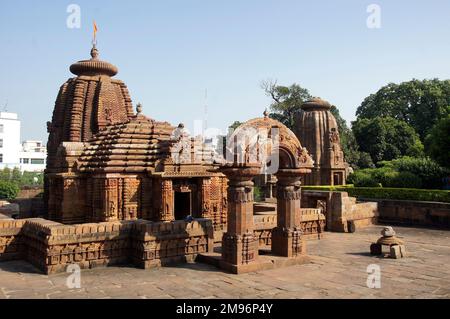 India, Orissa, Bhubaneswar: Mukteswar Shiva temple (10th century). Stock Photo