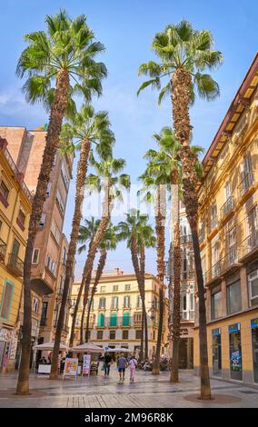 Calle Puerta Del Mar, Malaga, Andalusia, Spain Stock Photo