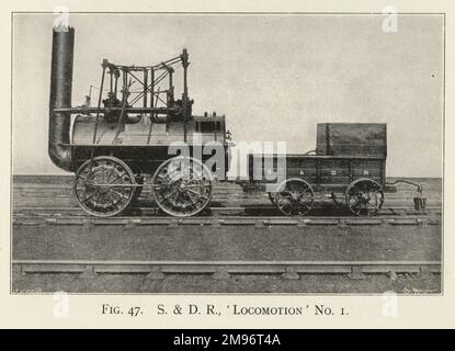 Stockton and Darlington Railway 'Locomotion' No. 1 Stock Photo