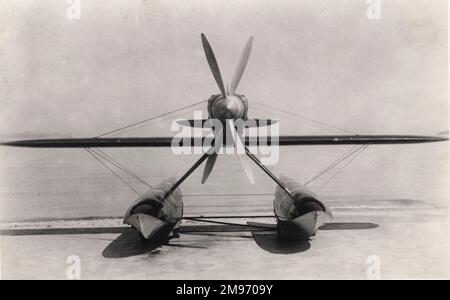 Macchi-Castoldi MC72 Schneider Trophy racing seaplane. Stock Photo