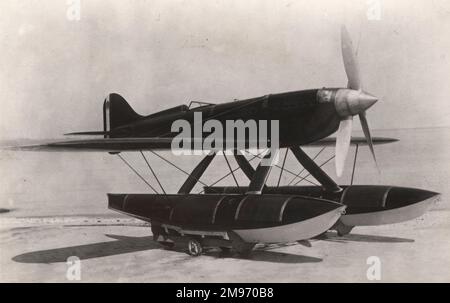 Macchi-Castoldi MC72 Schneider Trophy racing seaplane. Stock Photo