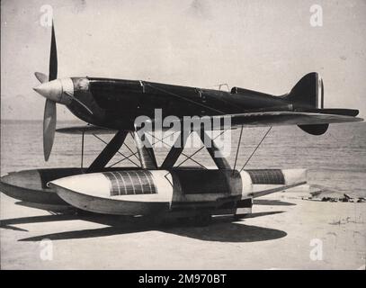 Macchi-Castoldi MC72 Schneider Trophy racing seaplane. Stock Photo