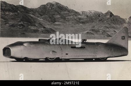 Capt George Eyston’s Thunderbolt world landspeed record car of 1937/38 ...