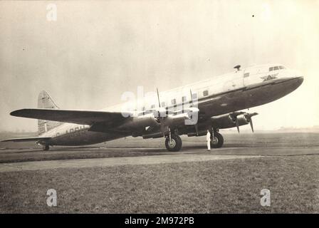 The first prototype Avro Tudor 2, G-ASSU. Stock Photo