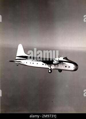 The first Bristol Freighter 32, G-AMWA, of Silver City Airways. Stock Photo
