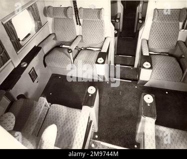 Lower deck cabin of a Short Sandringham. Stock Photo