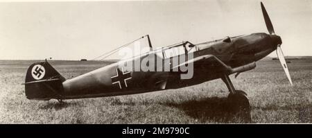 Messerschmitt Bf109. Stock Photo