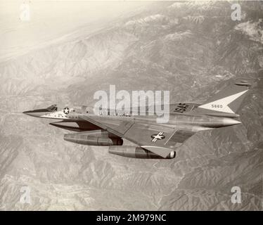 The first Convair XB-58A Hustler, 55-660. Stock Photo