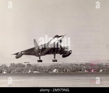 The first Convair XB-58A Hustler, 55-660. Stock Photo