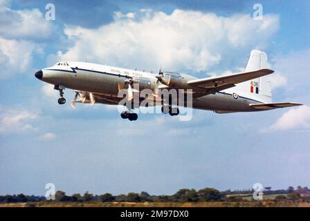 Bristol Britannia C1 XL636 of 511 Sqn, RAF at Gatow, Germany in 1967 Stock Photo