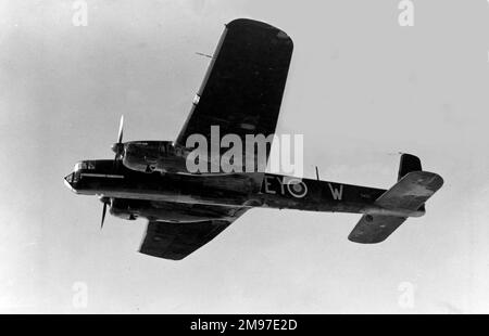 Armstrong Whitworth AW 38 Whitley V -already obsolete by the outbreak of war Always confined to night operations. Stock Photo