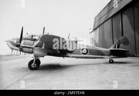 Bristol 152 Beaufort torpedo bomber used by Coastal Command. Stock Photo