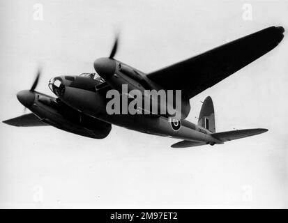 De Havilland DH 98 Mosquito B IV -powered by two Rolls-Royce Merlins, once introduced, the type remained the RAF fastest bomber for the rest of the war. Stock Photo