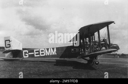 Handley Page W.10. First flown 2 December 1919, the HP Type W coprised of three variants, the W.8, W.9 and W.10. All carried 12 passengers with only 25 built Stock Photo