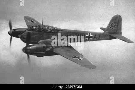 Airplane - Messerschmitt Me 410A-3 Stock Photo - Alamy