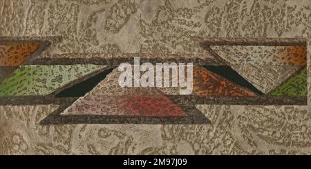 Design in an SMB wallpaper sample book. Stock Photo