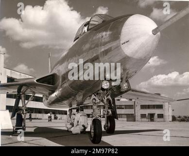 The first McDonnell XF-88 Voodoo, 46-525. Stock Photo