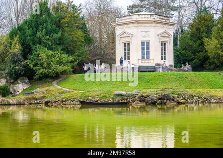 Versailles, France - The decorative pavillons in Grand Trianon in Versailles Stock Photo