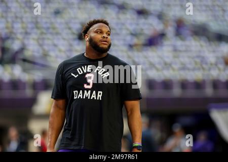 Minnesota Vikings guard Ed Ingram (67) in action during the second half of  an NFL football game against the Chicago Bears, Sunday, Oct. 9, 2022 in  Minneapolis. (AP Photo/Stacy Bengs Stock Photo - Alamy