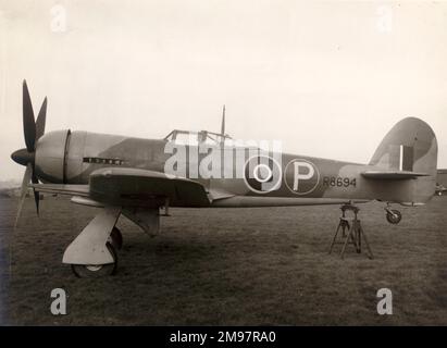Hawker Typhoon IB, R8694, fitted with an annular radiator by
