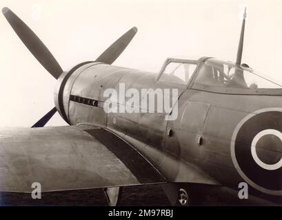Hawker Typhoon IB, R8694, fitted with an annular radiator by