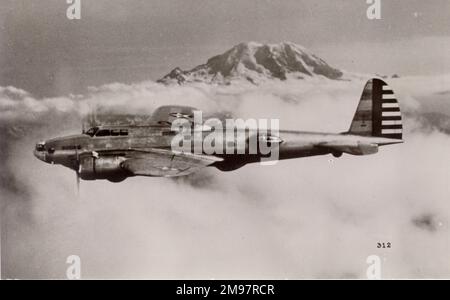 Boeing Model 299 (‘XB-17’), X-13372. Stock Photo