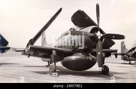 Douglas Skyraider AEW1 of the Royal Navy. Stock Photo