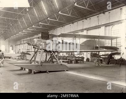 Short Type 184 Seaplane. Stock Photo