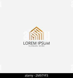 Luxury Real estate Logo vector template. Stock Vector