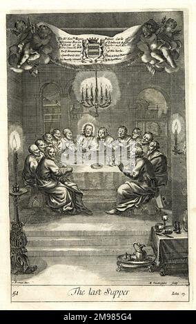 The Last Supper - John 13. Stock Photo