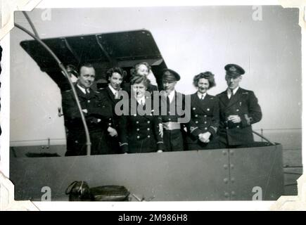 On board HMS Queen Emma en route for Normandy, France, D-Day, June 1944 ...