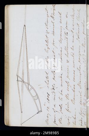 Page from the original notebook of George Cayley (1773-1857) - prolific ...